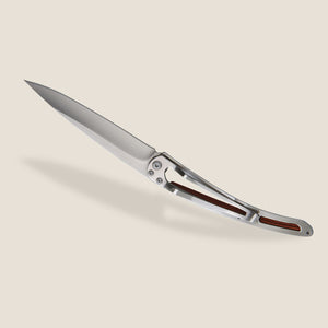 Couteau de poche 37g, bois corail / Champignon - Deejo