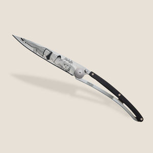 Couteau de poche 37g, Ebène / Pin up - Deejo