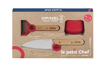 Charger l&#39;image dans la galerie, Coffret cuisine pour enfant &quot;le Petit Chef&quot; Rouge- Opinel