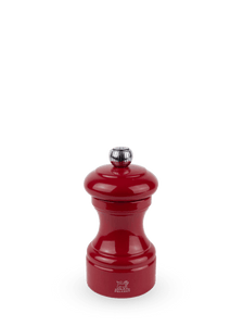 Bistro Moulin à poivre manuel en bois laqué, rouge passion, 10 cm - Peugeot