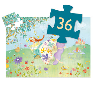 Puzzle 36 pièces La princesse du printemps - Djeco
