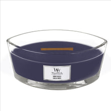 Charger l'image dans la galerie, Bougie Ellipse Dahlia Hinoki WoodWick avec mèche Hearthwick