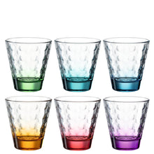 Charger l'image dans la galerie, Coffret de 6 verres OPTIC assortis 215 ml - Leonardo