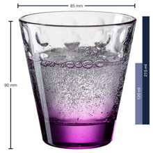 Charger l'image dans la galerie, Coffret de 6 verres OPTIC assortis 215 ml - Leonardo