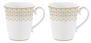 Coffret 2 mugs en porcelaine Festive - Easy Life