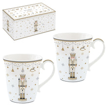 Charger l&#39;image dans la galerie, Coffret 2 mugs en porcelaine Royal Nutcracker - Easy Life