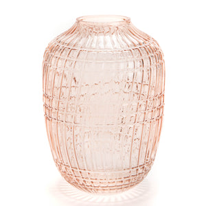 Vase quadri rose  h 25 cm - Amadeus