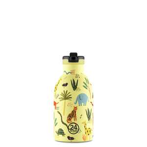 Gourde en inox isotherme Kids Jungle Friends 330ml - 24Bottles