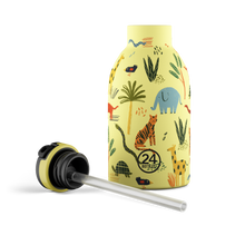 Charger l&#39;image dans la galerie, Gourde en inox isotherme Kids Jungle Friends 330ml - 24Bottles