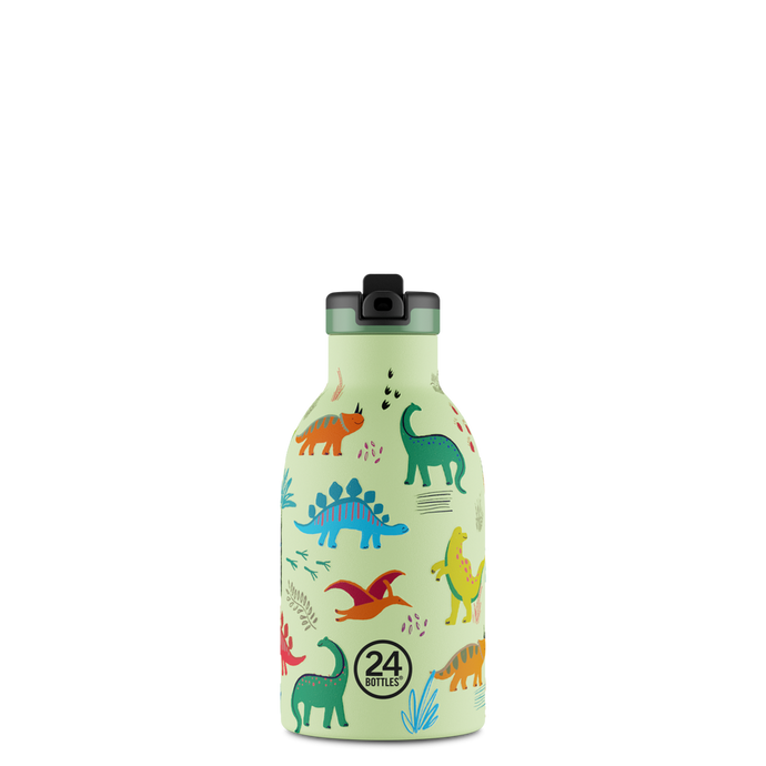 Gourde en inox isotherme Kids Jurassic Friends 330ml - 24Bottles