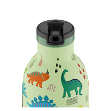 Charger l&#39;image dans la galerie, Gourde en inox isotherme Kids Jurassic Friends 330ml - 24Bottles