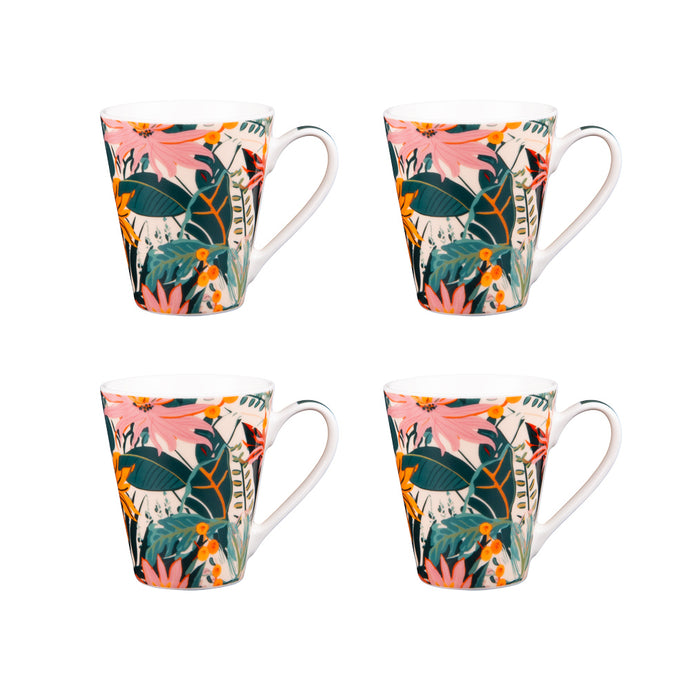 Coffret de 4 mugs Taiana 31 cl - Table Passion