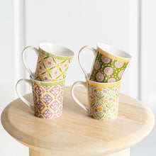 Charger l&#39;image dans la galerie, Coffret de 4 mugs Chester 38 cl - Table Passion