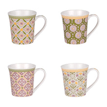 Charger l&#39;image dans la galerie, Coffret de 4 mugs Chester 38 cl - Table Passion