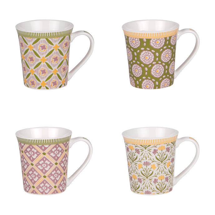 Coffret de 4 mugs Chester 38 cl - Table Passion