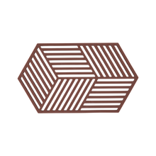 Charger l'image dans la galerie, Dessous-de-plat Hexagon 24 cm - Bourgogne