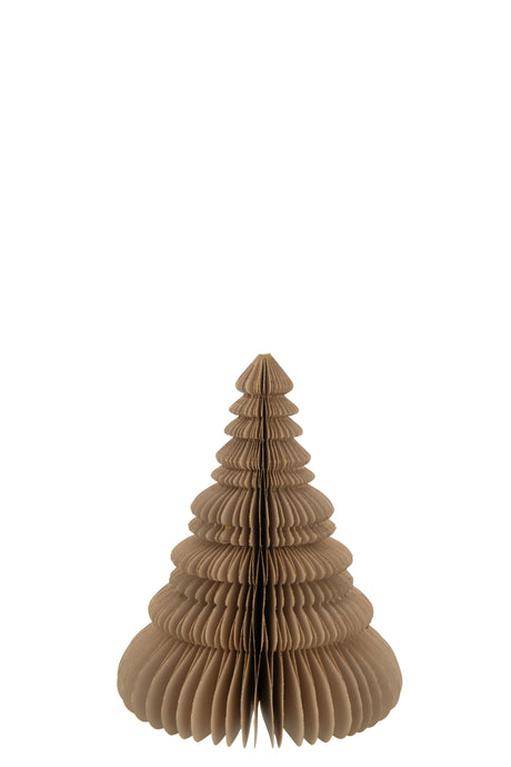 Suspension Sapin de Noël Papier beige small - Jolipa