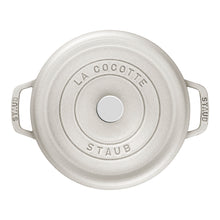 Charger l'image dans la galerie, Cocotte 20 cm ronde, Truffe Blanche, fonte - Staub