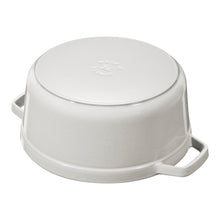 Charger l'image dans la galerie, Cocotte 20 cm ronde, Truffe Blanche, fonte - Staub