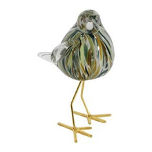 Charger l'image dans la galerie, Décoration moineau Serin émeraude 15 cm - Côté Table