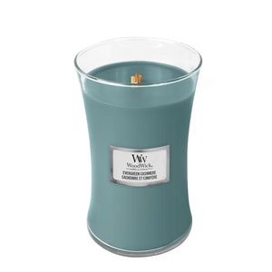 Bougie Cachemire et conifère 3 formats - WoodWick