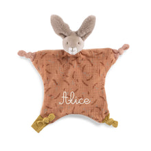 Charger l&#39;image dans la galerie, Doudou lapin argile Les Trois Petits Lapins - Moulin Roty