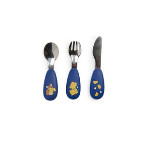 Set couverts silicone Puce & Pilou - Moulin Roty