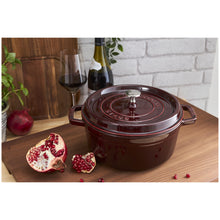 Charger l'image dans la galerie, Cocotte 26 cm ronde Grenadine, fonte - Staub