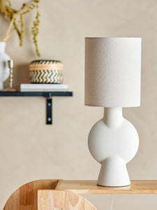 Lampe de table Sergio nature grès - Bloomingville