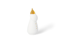 Charger l'image dans la galerie, Figurine LED Père Noël Räder en porcelaine blanche et dorée - vue complémentaire