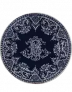 Assiettes mignardises Les Dépareillées Bleues- Faïencerie de Gien