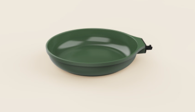 Poêle anti-adhérente 24 cm à poignée amovible Fougère - Cookut