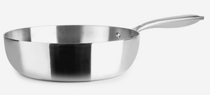 Poêles profondes en inox triply Natural - Ibili