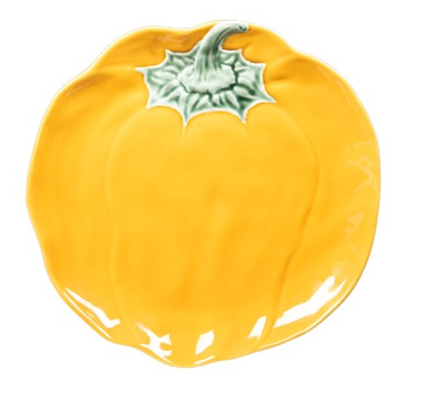 Plat rond poivron jaune 30 cm - Bastide