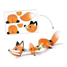 Charger l'image dans la galerie, Enfilage fil chenille Animaux mignons  - Djeco