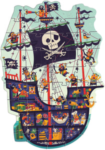 Puzzle géant Le bateau des pirates  - Djeco