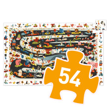 Charger l&#39;image dans la galerie, Puzzle d&#39;observation Rallye automobile 54 pièces - Djeco