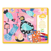 Charger l&#39;image dans la galerie, Fabuleux pochoirs Piou Piou &amp; Co - Djeco