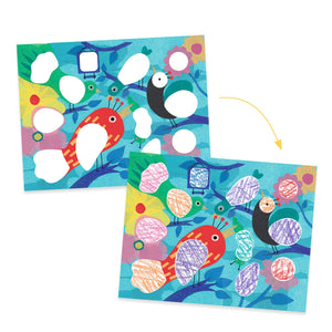 Fabuleux pochoirs Piou Piou & Co - Djeco