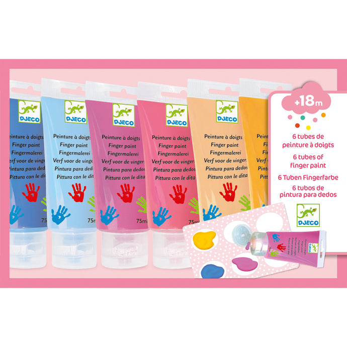 Tubes de peinture à doigts - Djeco