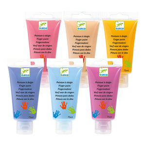 Tubes de peinture à doigts - Djeco