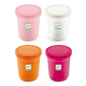 4 pots de pâte à modeler 18 mois - Djeco