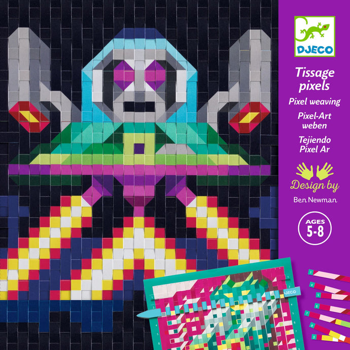 Tissage pixels Invaders- Djeco