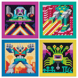 Tissage pixels Invaders- Djeco