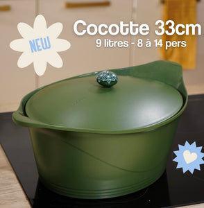 L'incroyable cocotte ovale 33 cm Fougère - Cookut