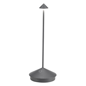 Pina lampe de table Gris foncé - Zafferano