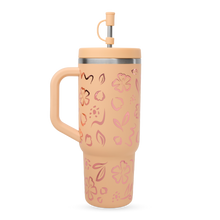 Charger l'image dans la galerie, Travel Cup isotherme Moani Pastel Abricot 900 ml - Qwetch sans logo