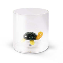 Charger l'image dans la galerie, Gobelet en verre borosilicate 250 ml - Tortue - vue 1