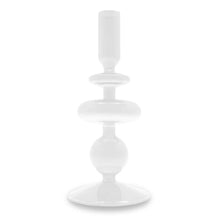 Charger l'image dans la galerie, Bougeoir en verre 20 cm - Transparent - vue 1