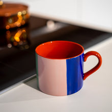 Charger l'image dans la galerie, Mug petit-déjeuner en grès 400 ml - Rose - vue 2